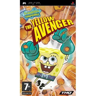 Spongebob Squarepants - The Yellow Avenger [PSP, английская версия]